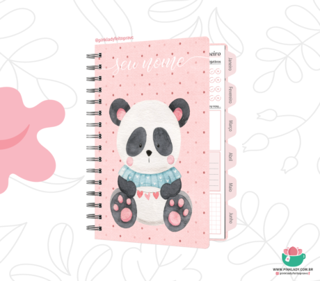 0 Planner Panda Rosa