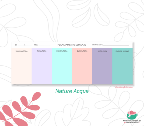 Coleção Nature Mockups – Bloco Note Acqua