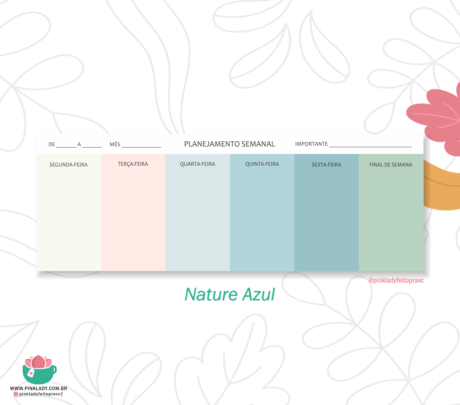 Coleção Nature Mockups – Bloco Note Azul