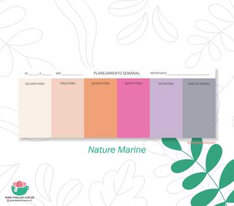 Coleção Nature Mockups – Bloco Note Marine