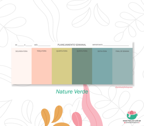 Coleção Nature Mockups – Bloco Note Verde